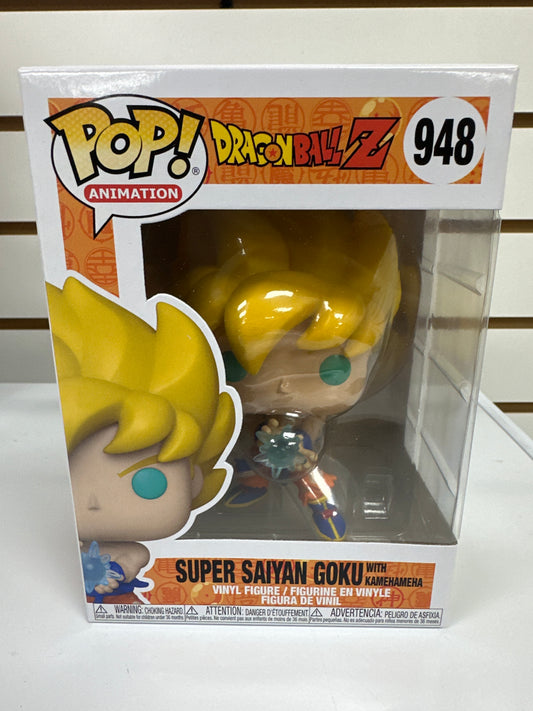 Funko Pop Super Saiyan Goku with Kamehameha #948