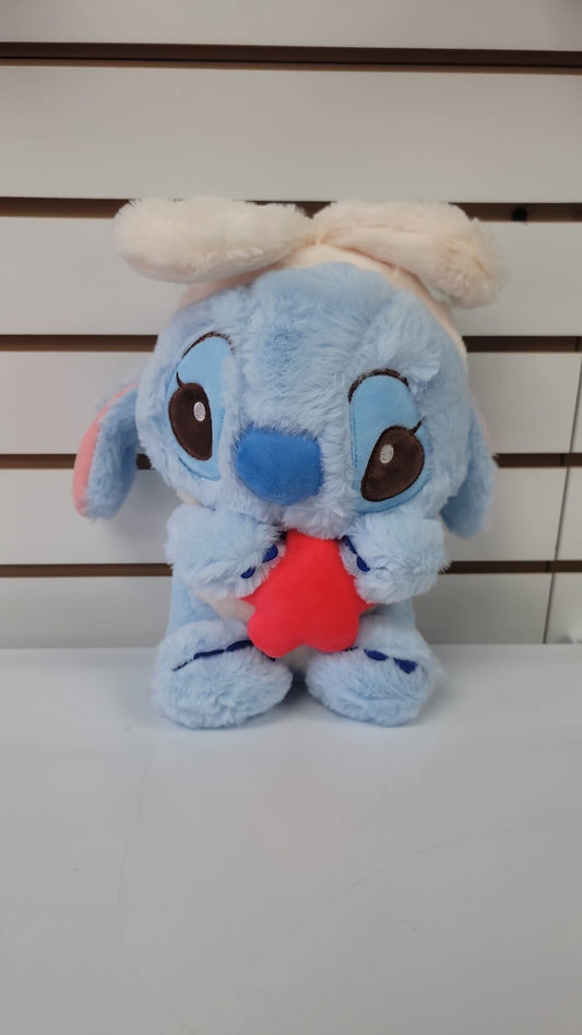 Plush blue with white bow