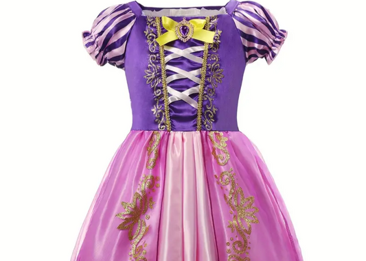 Costume, princess, purple and pink for Halloween or every day play