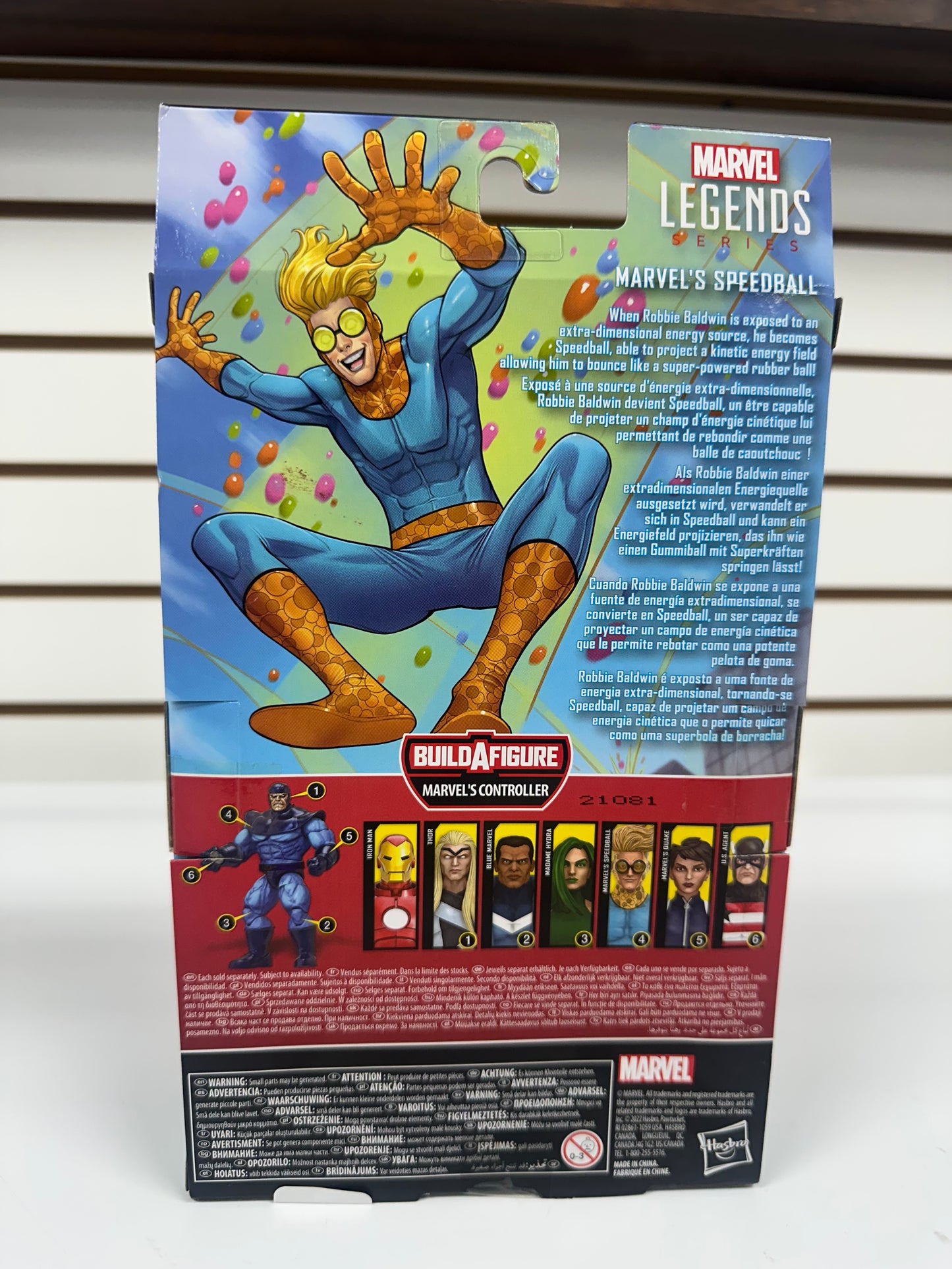 Figurine legends Marvel’s Speedball