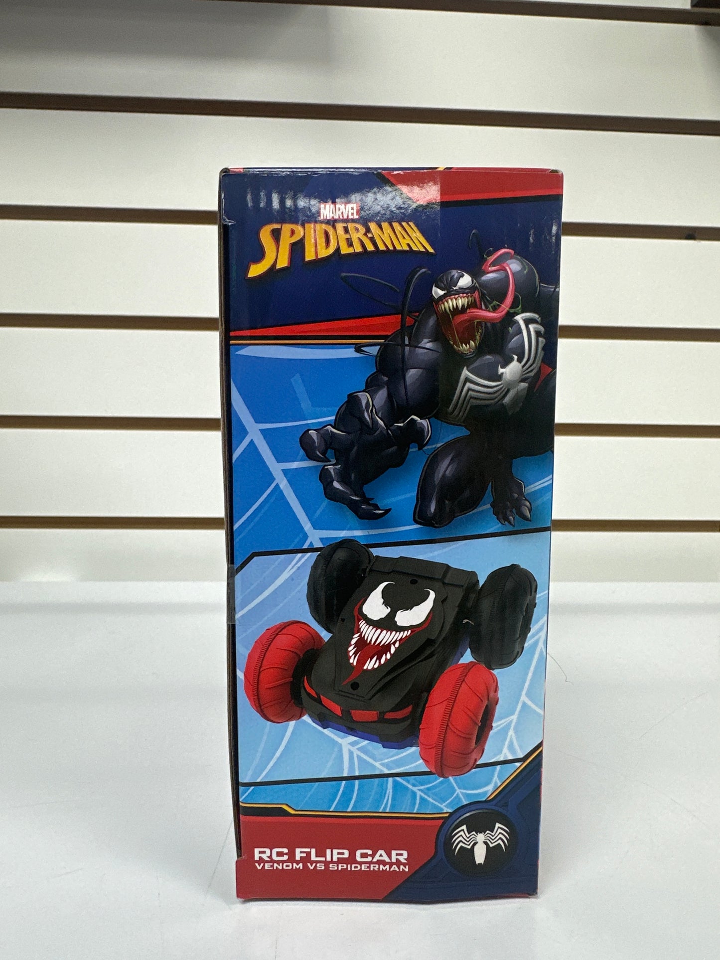 Remote control flip car Spiderman & Venom