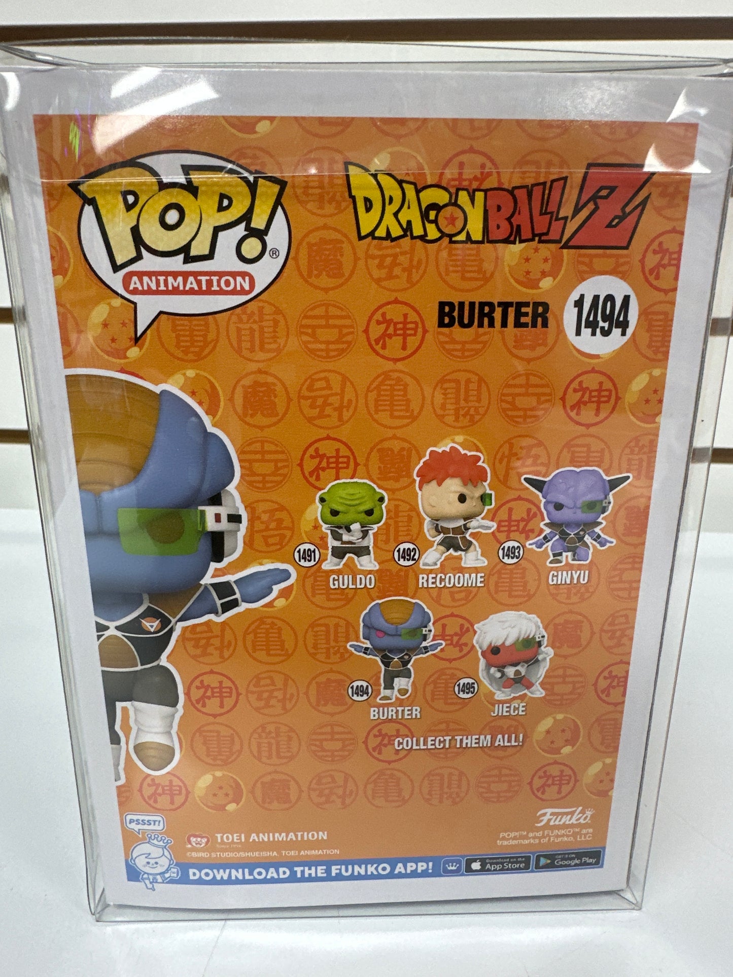 Funko Pop Dragon Ball z Burter 1494