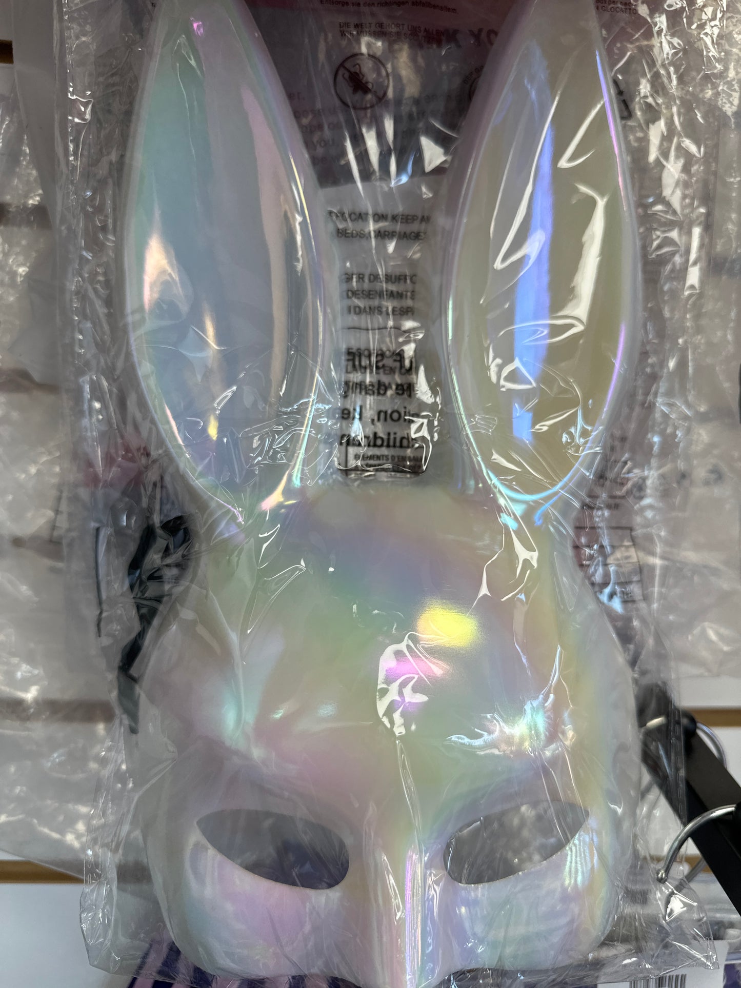 Mask - Bunny plastic mask