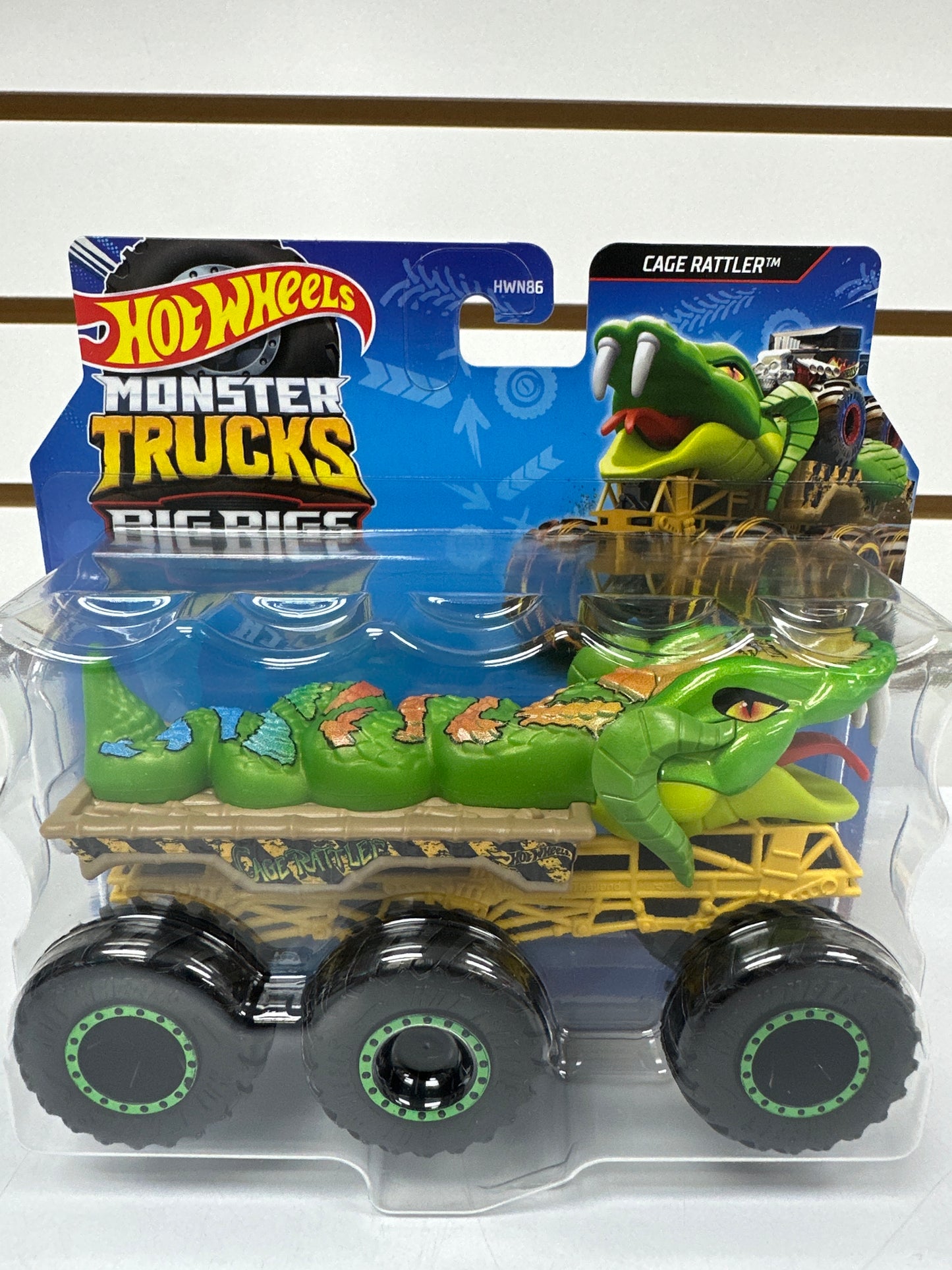 Hot Wheels Monster Trucks Big Rigs ( Cage Rattler )