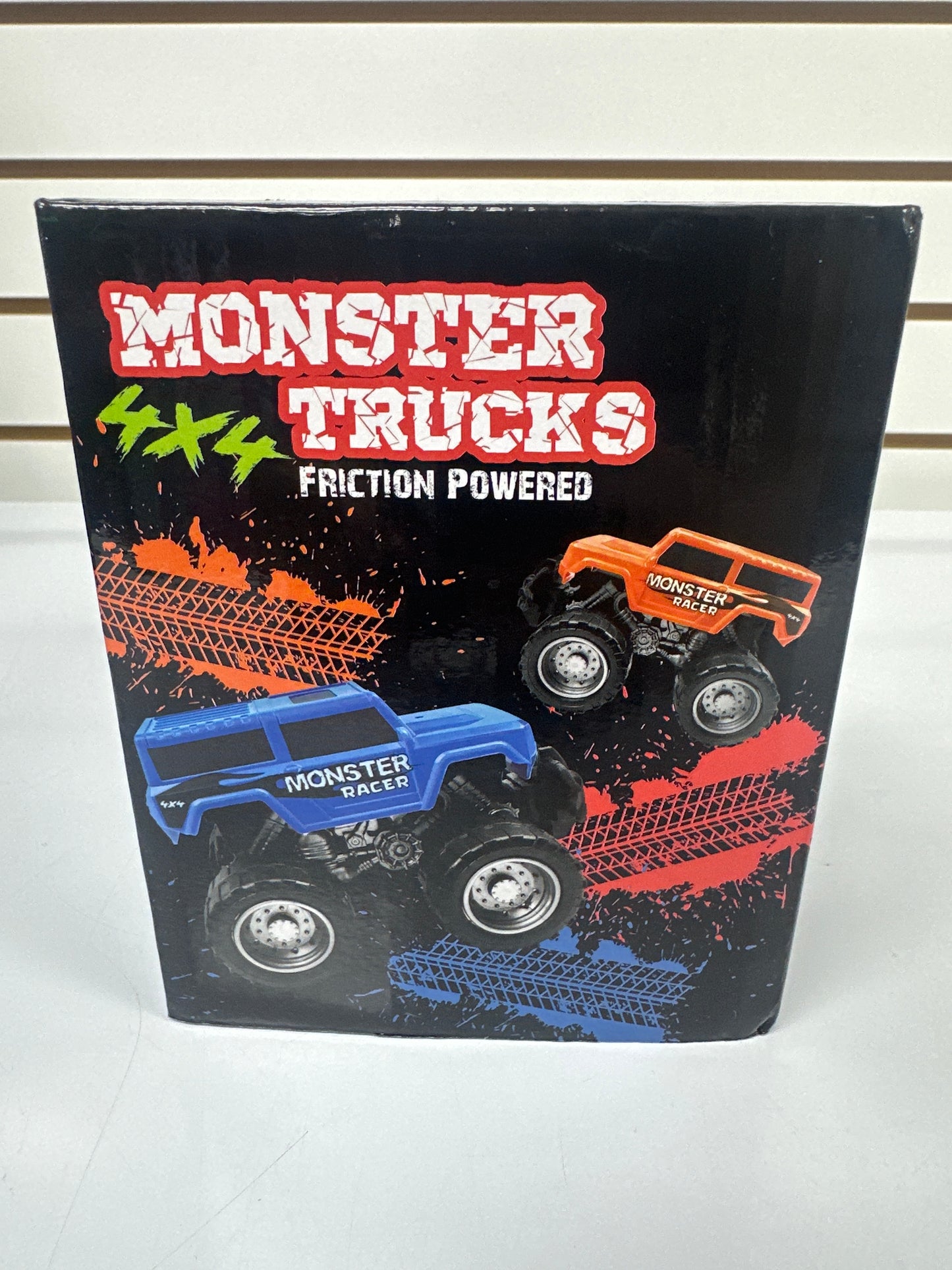 Toys - Monster truck friction powered 4x4 push and go