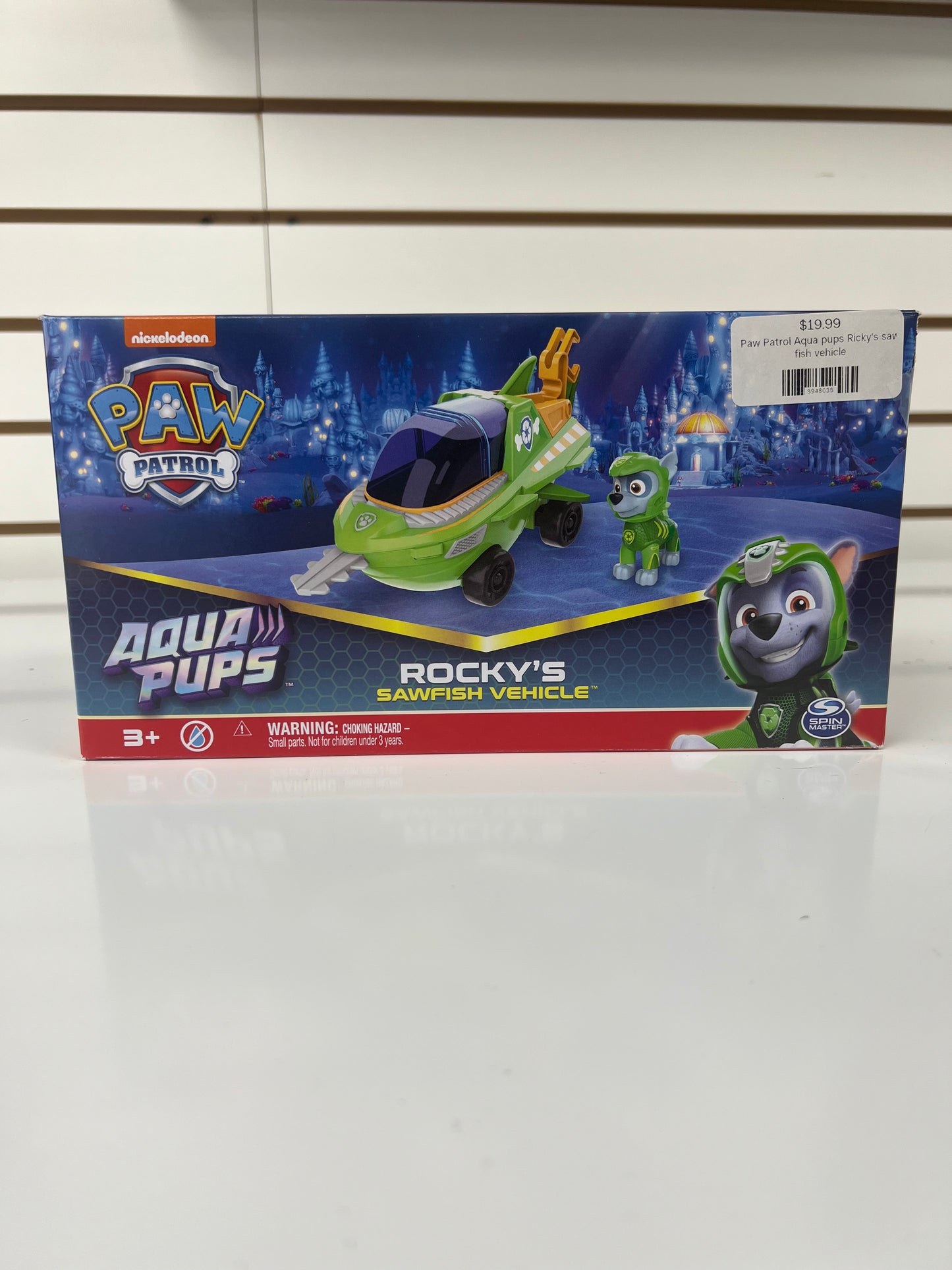 Toy Paw Patrol Rocky Sawfish Vehicle