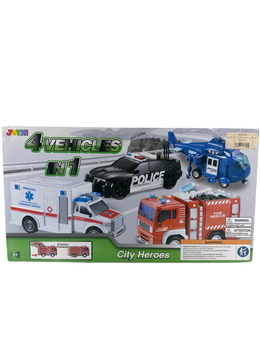 4 vehicles City Heroes