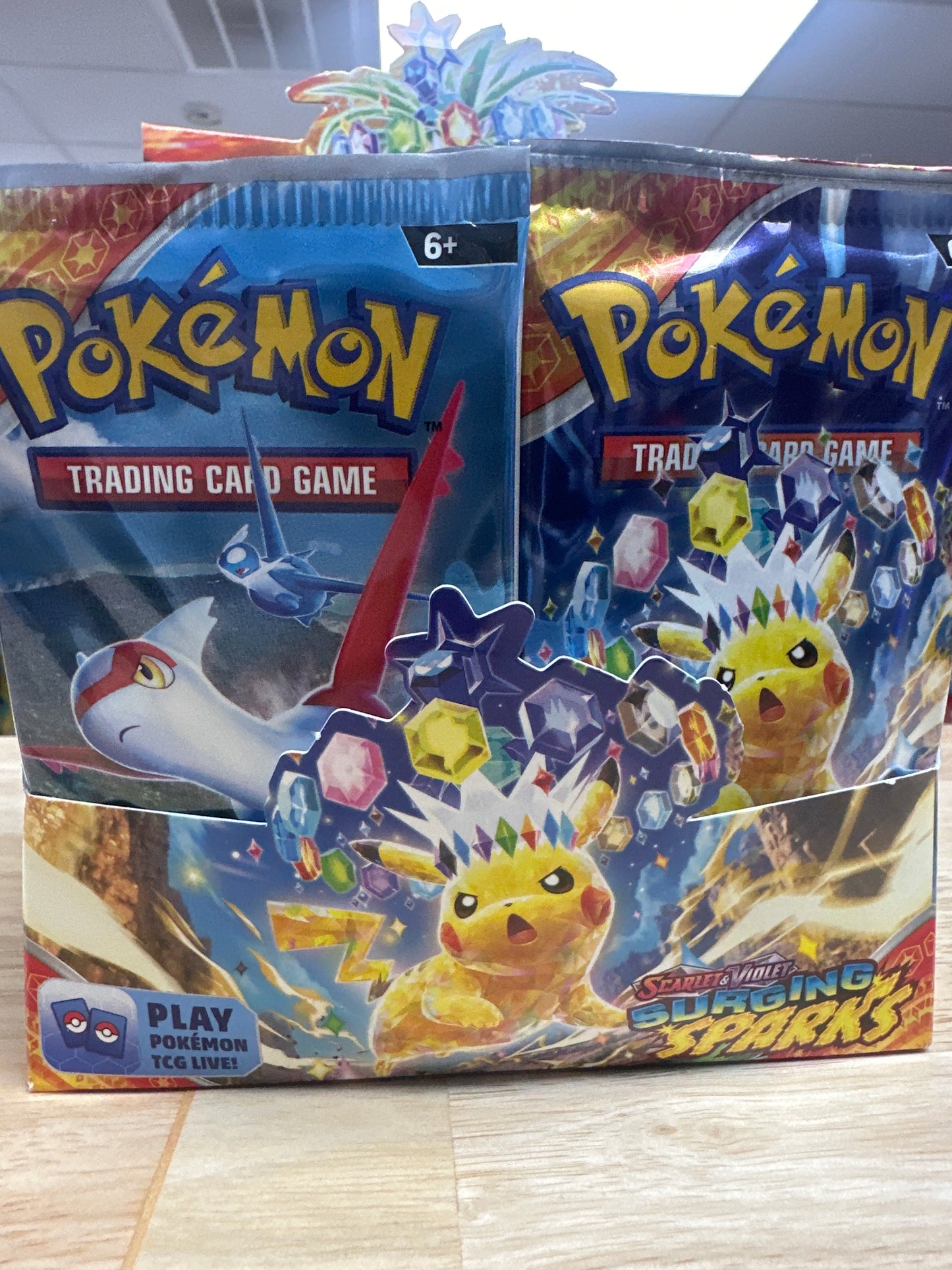 Pokemon Scarlet & Violet Surging Sparks trading cards ( Assortment Package )