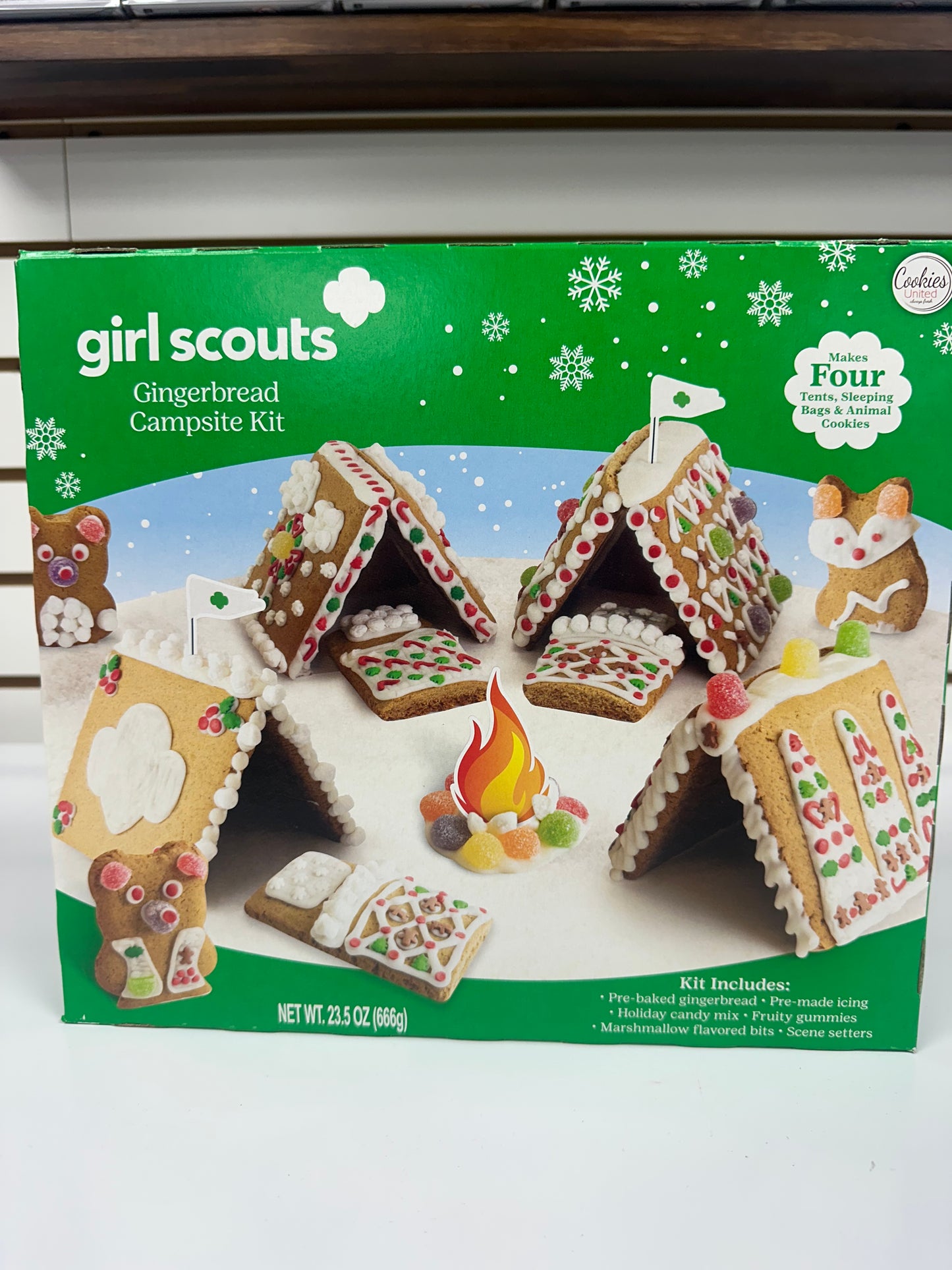 1- Gingerbread house, Girl Scouts