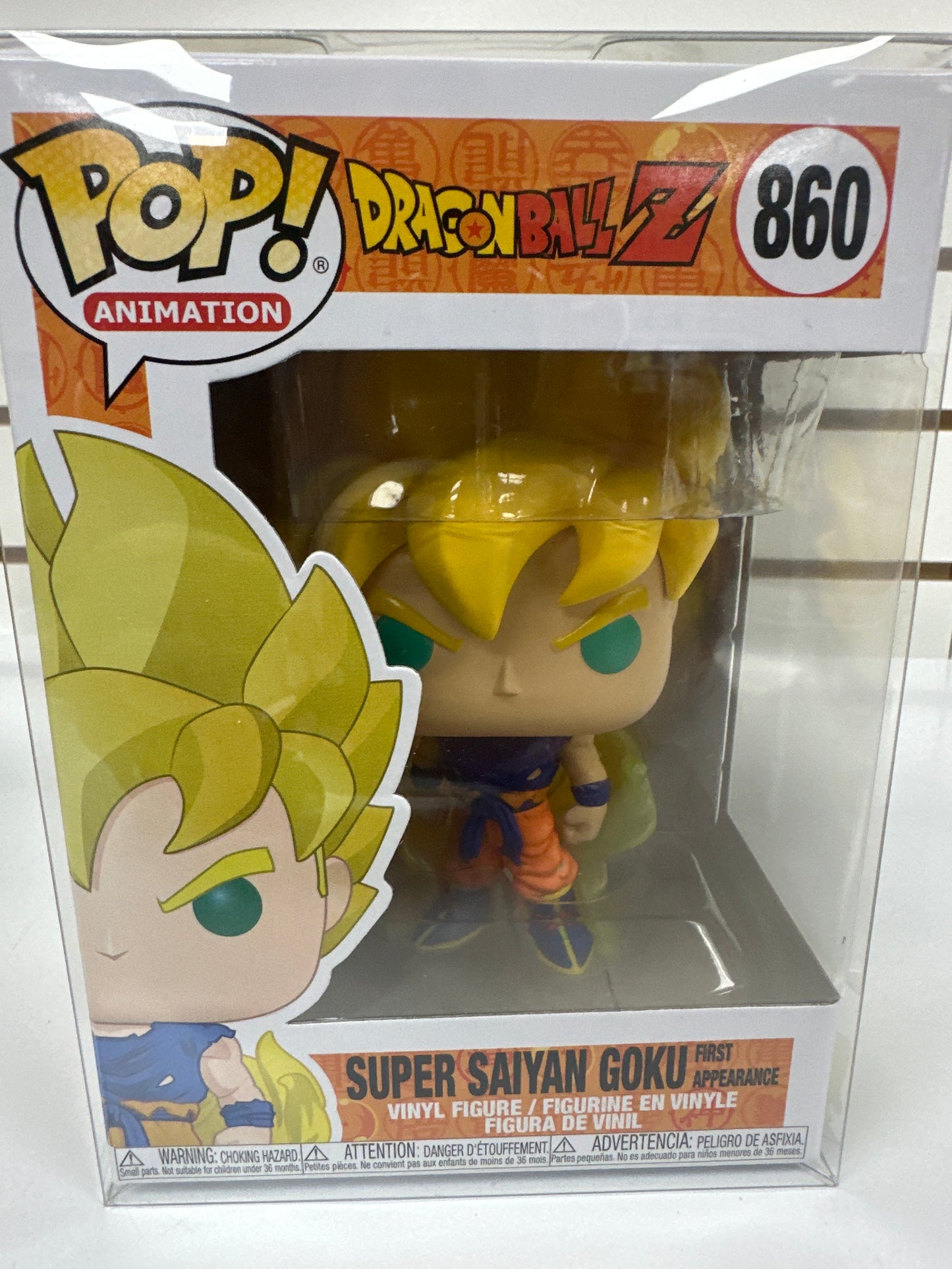 Funko Pop Dragon Ball Z Super Saiyan Goku first appearance 860