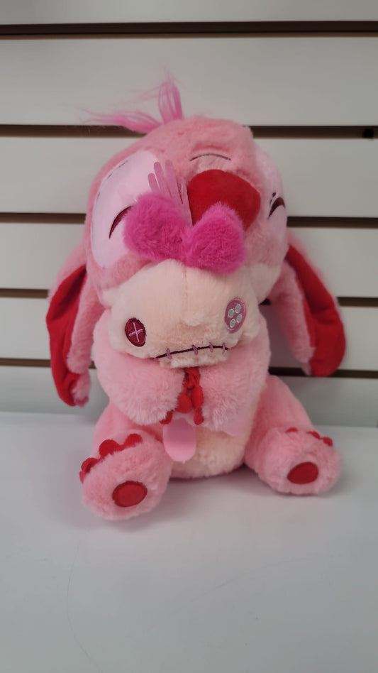 Plush pink Stitch and scrump