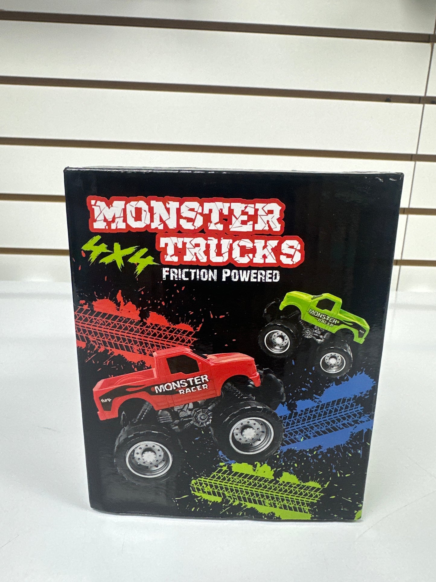 Toys - Monster truck friction powered 4x4 push and go