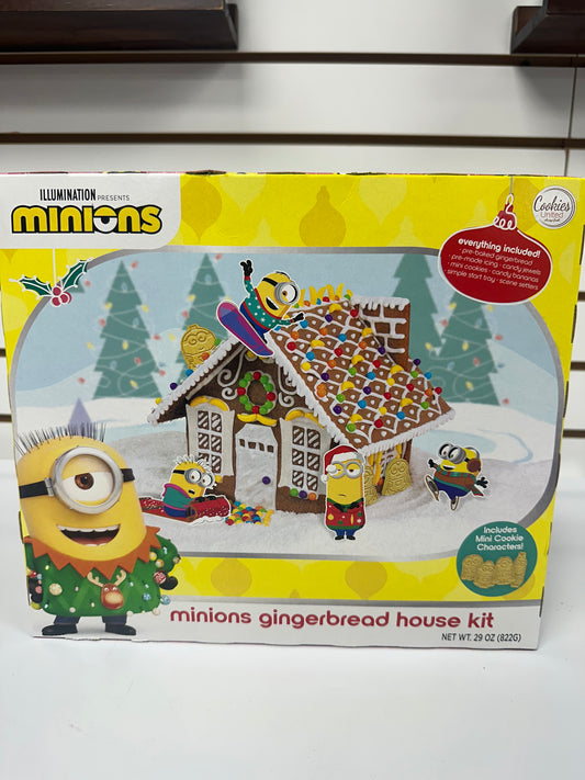 1- Gingerbread House Kit Minions