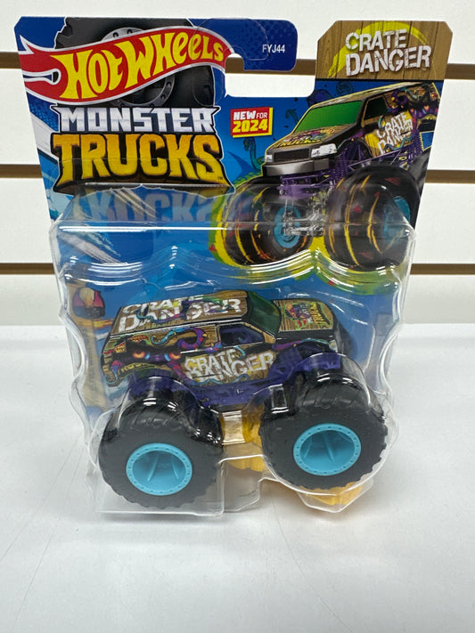 Hot Wheels Monster Truck crate Danger