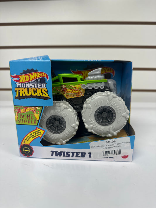 Hot wheels monster truck twisted tredz green