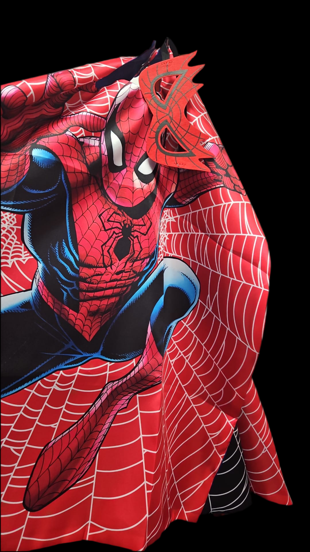 Costume - Spiderman cape with Mask for Halloween or every day play