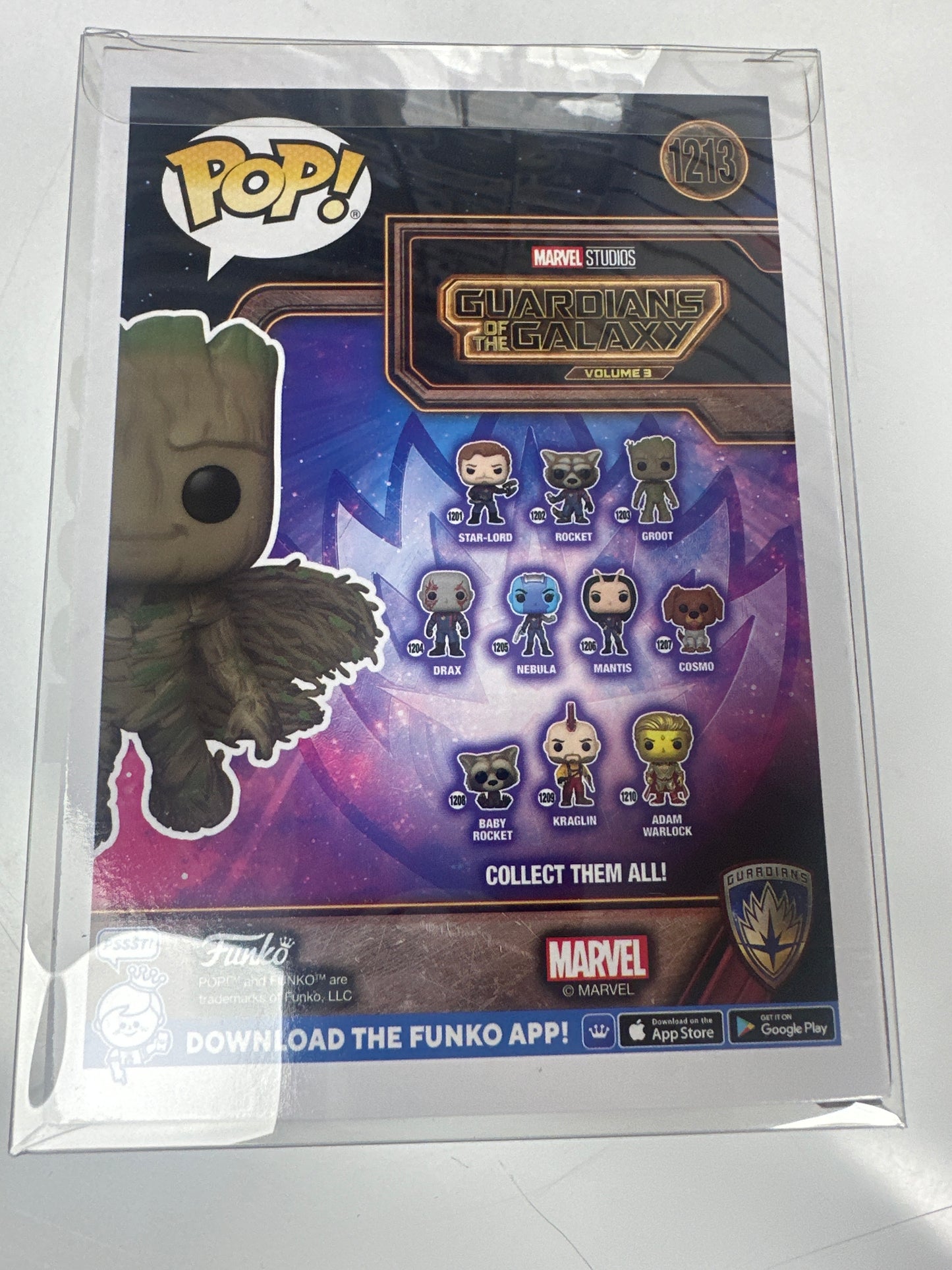 Funko Pop 1213 Groot exclusive Guardians of the Galaxy