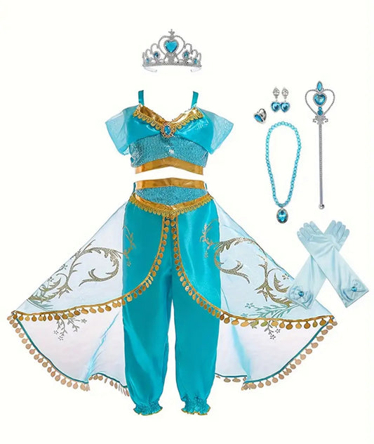 Costume princess Jasmine for Halloween or every day play