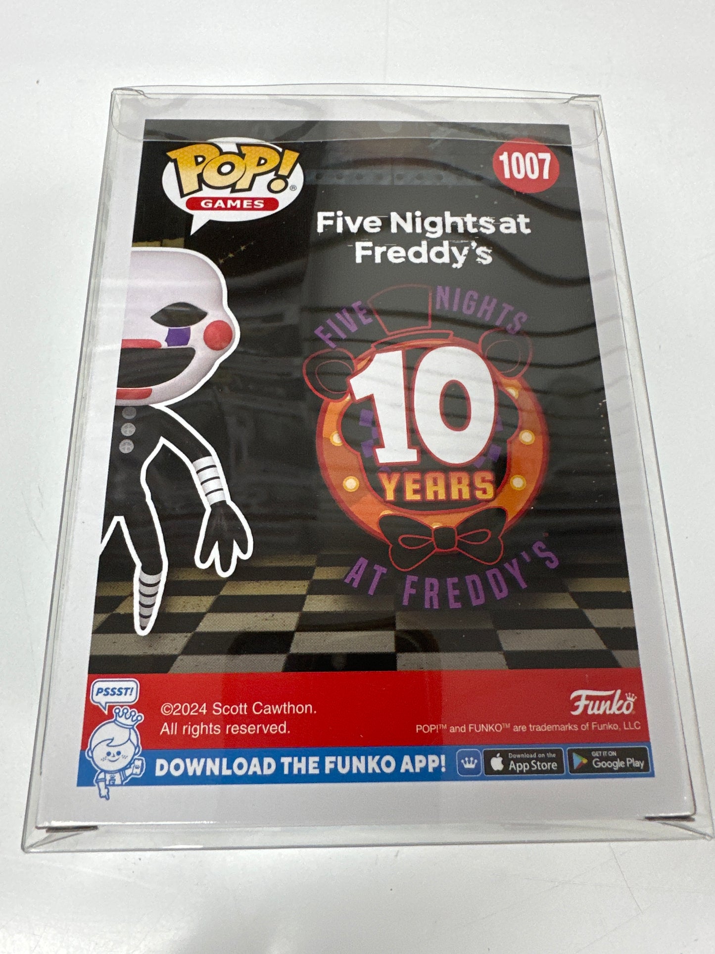 Funko Pop Marionette (Hot Topic ) 1007 Five Nights at Freddy’s