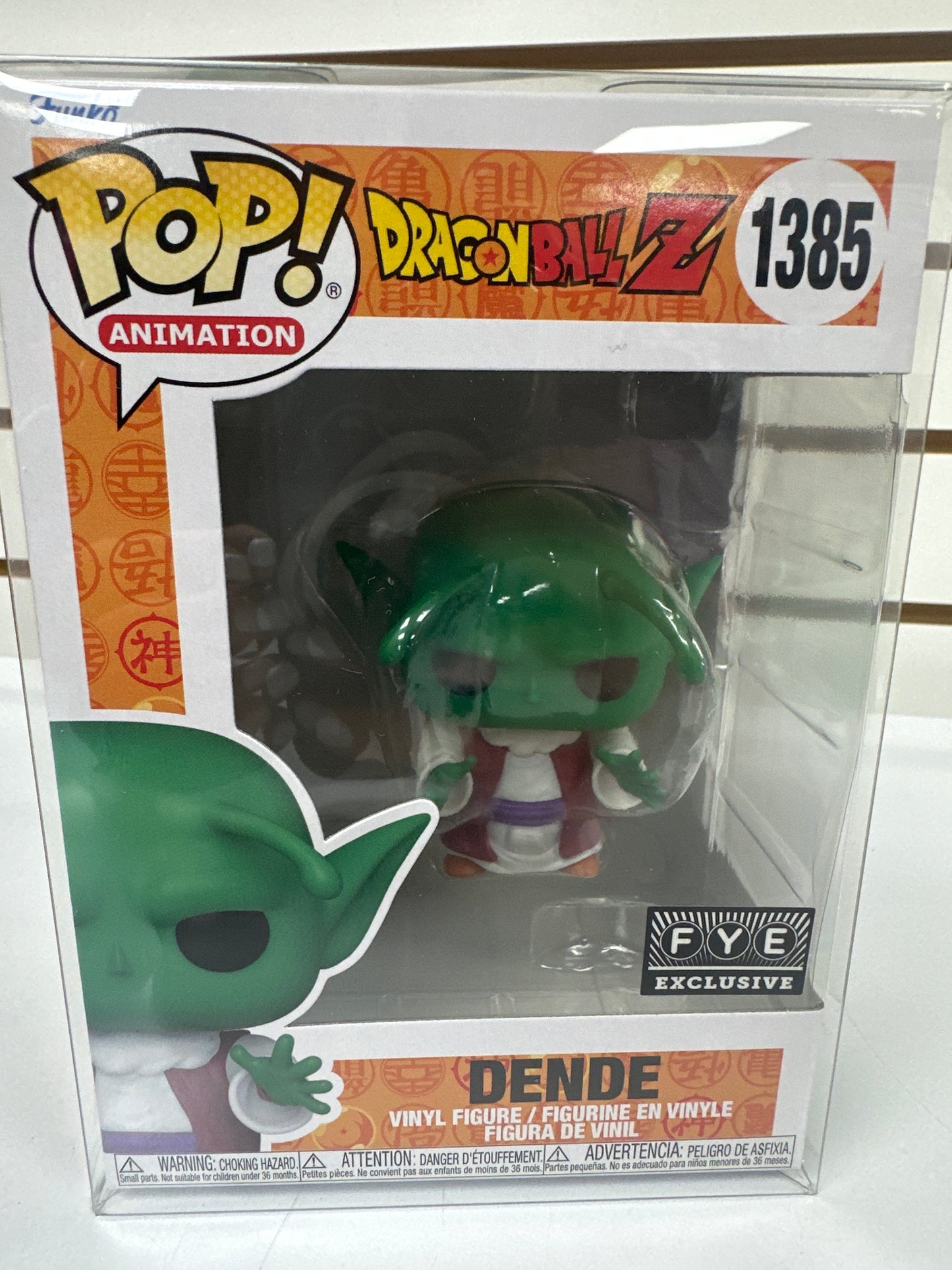 Funko Pop Dragon Ball Z # 1385 Dende fye exclusive