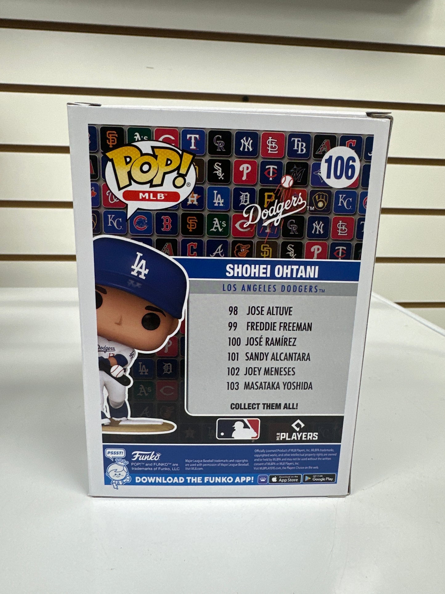 Funko Pop Dodgers Shohei Ohtani #106