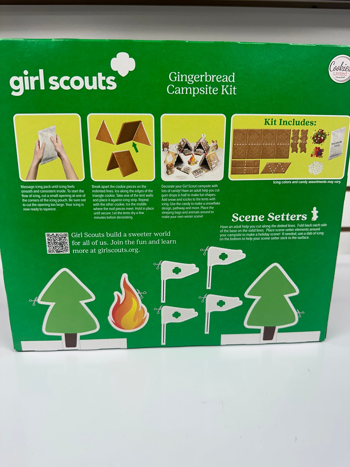 1- Gingerbread house, Girl Scouts