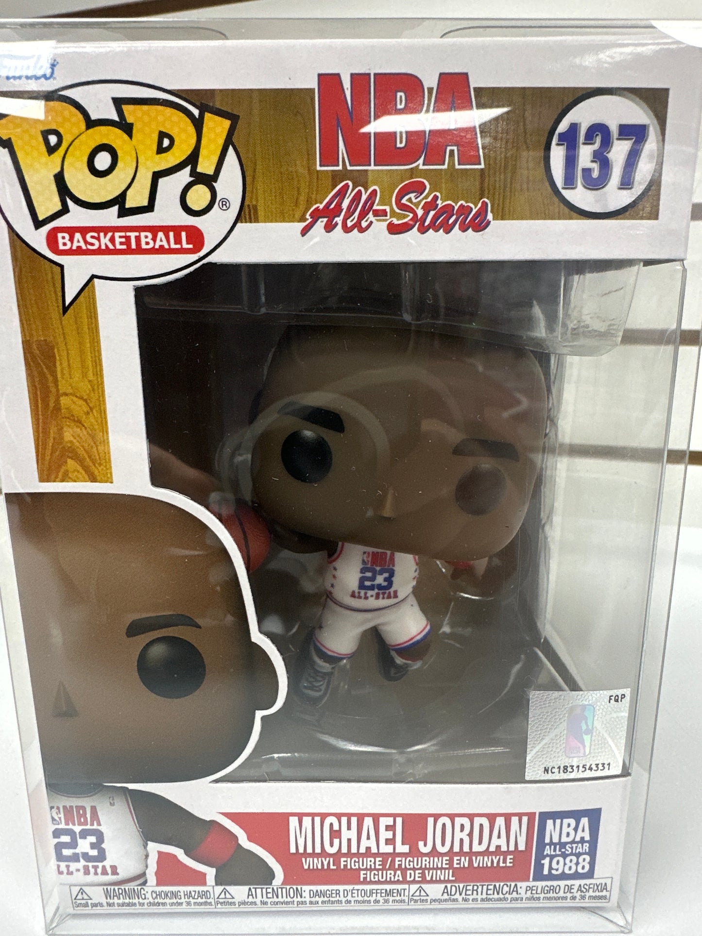 Funko Pop all stars Michael Jordan NBA 1988 # 137