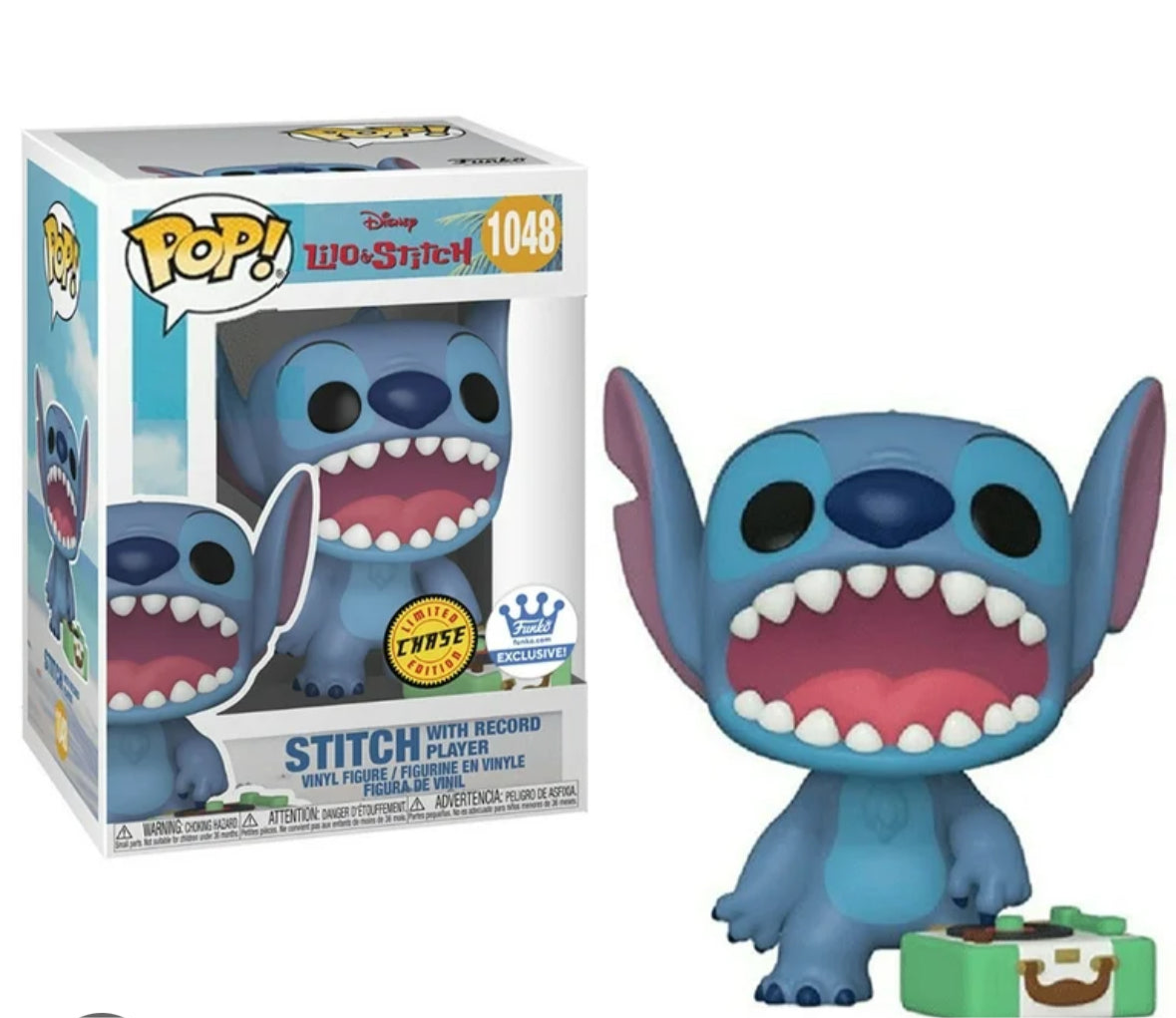 Funko Pop - Record playing Stitch #1048