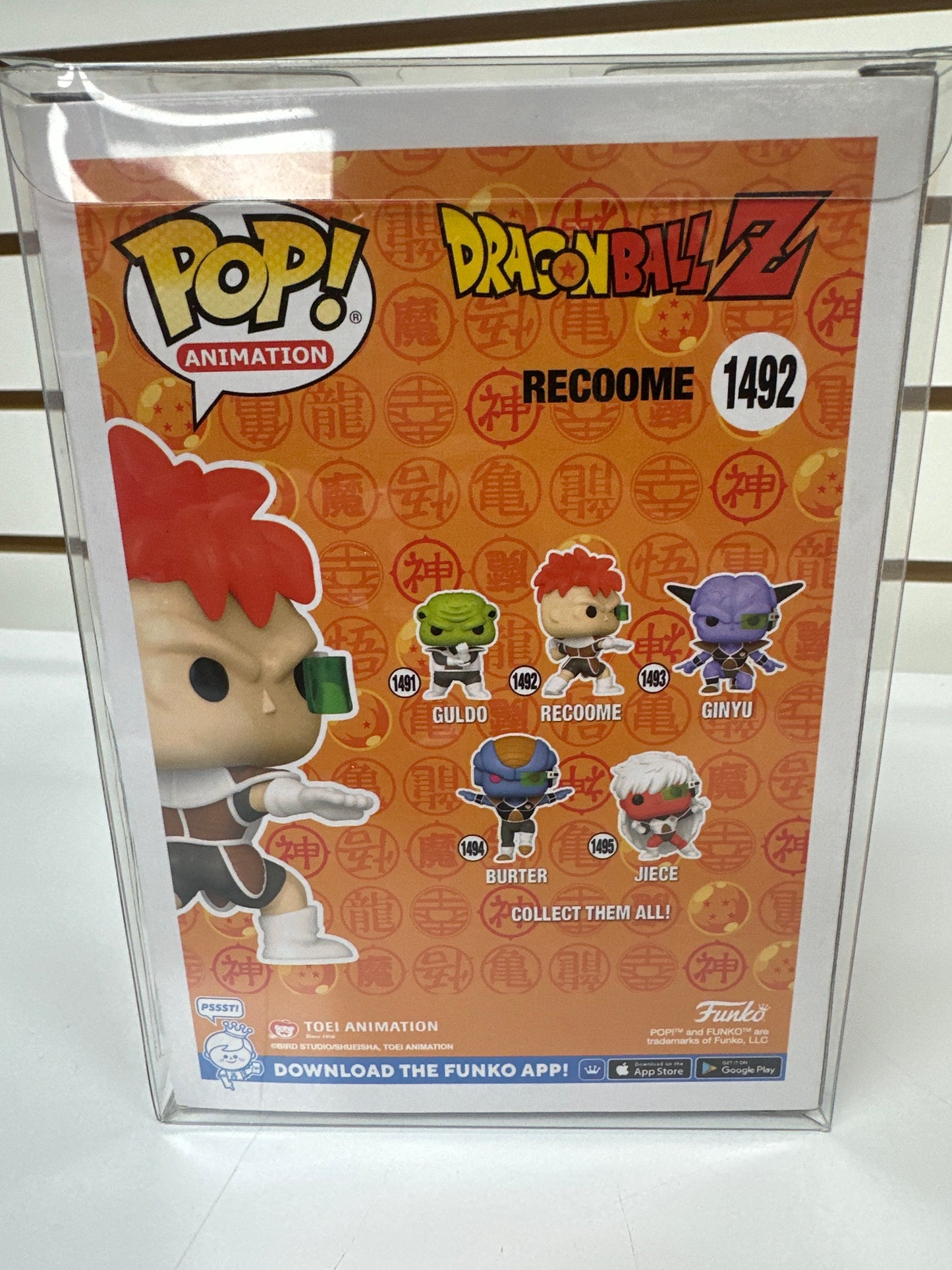 Funko Pop - Dragon Ball Z Recoome 1492 glows in the dark