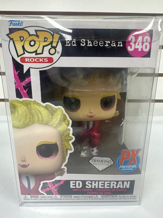 Funko Pop Ed Sheeran 348 Diamond Collection