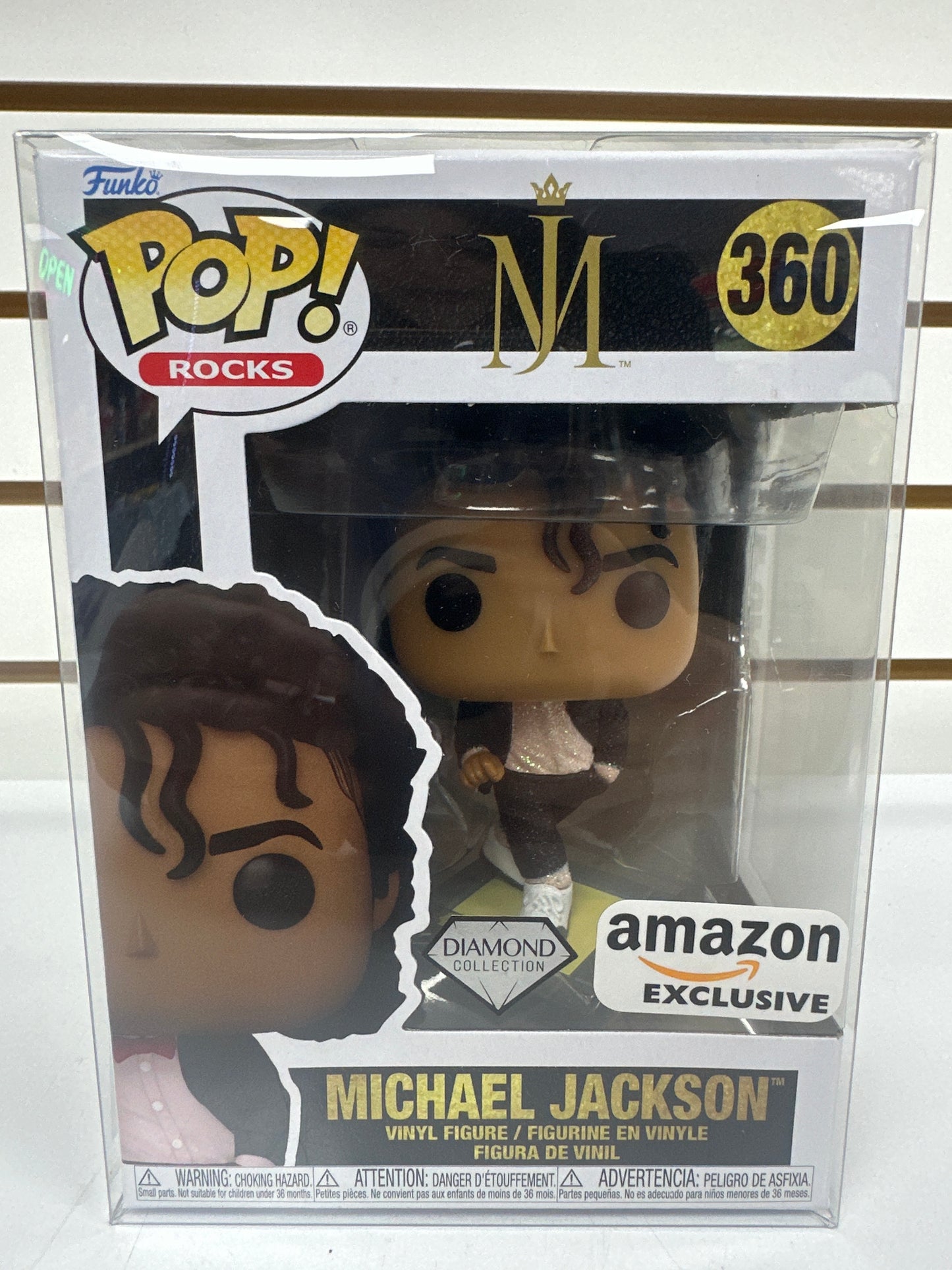 Funko Pop Michael Jackson 360 Amazon exclusive Diamond Collection