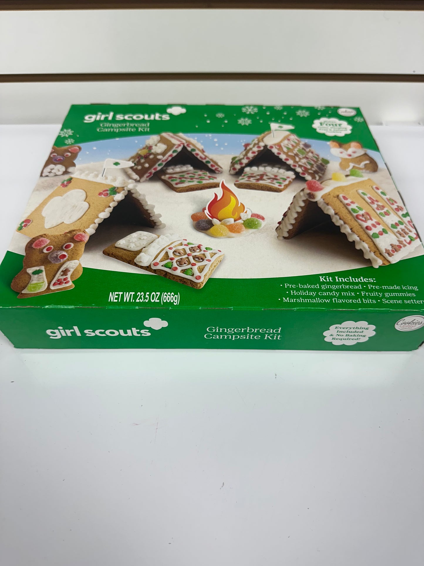 1- Gingerbread house, Girl Scouts