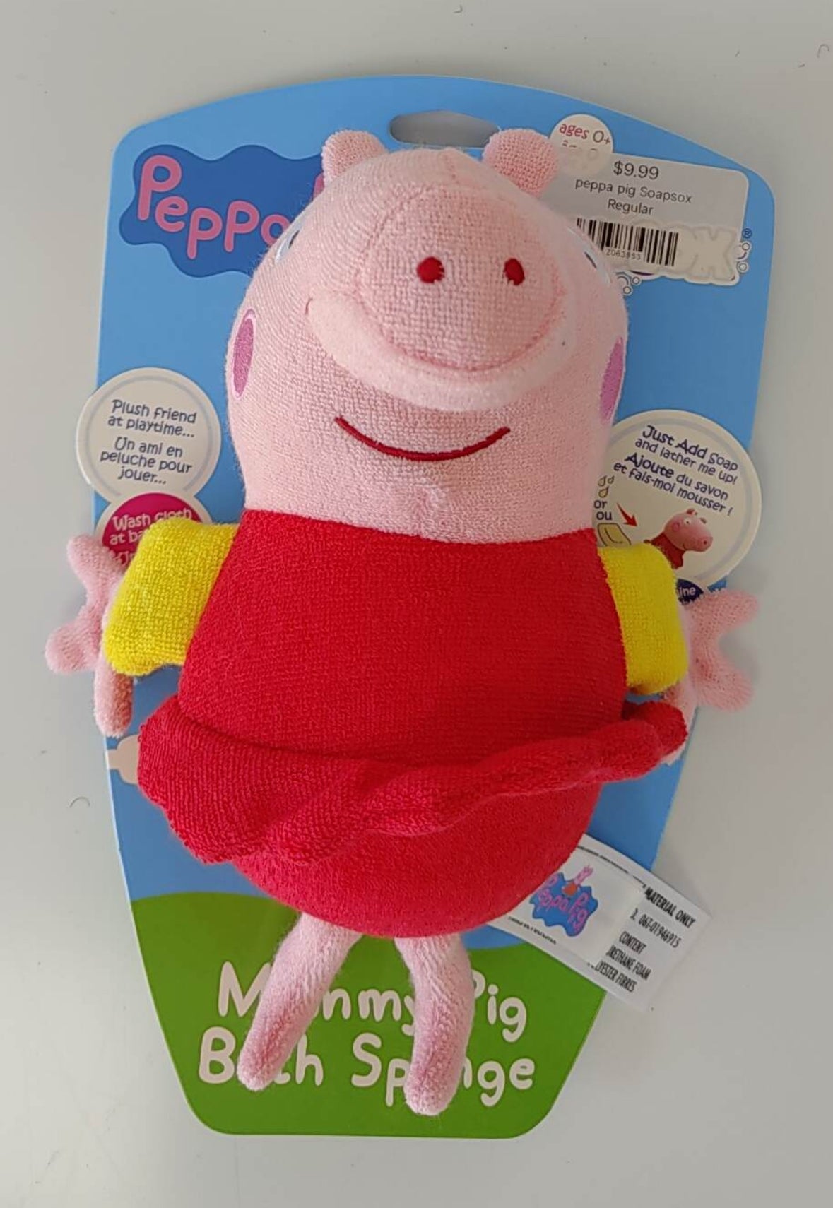 SoapSox Momma Pig - Kids Bath Sponge