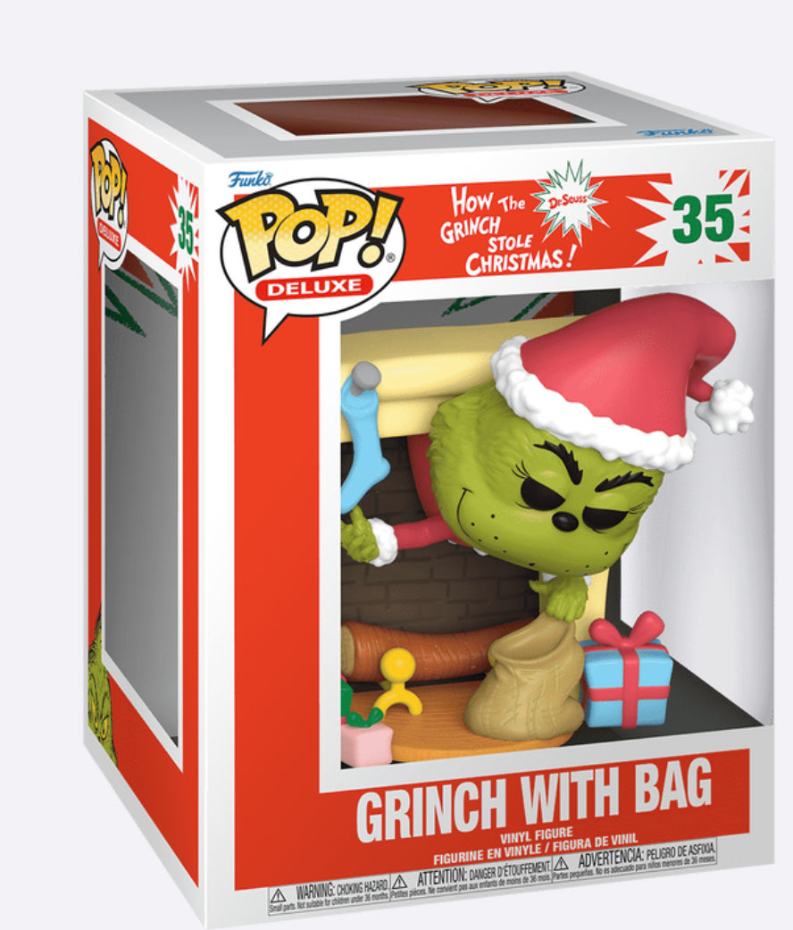 Funko Pop Grinch with bag #35