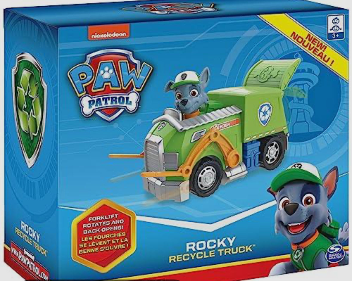 Toy Paw patrol Rocky recycle truck