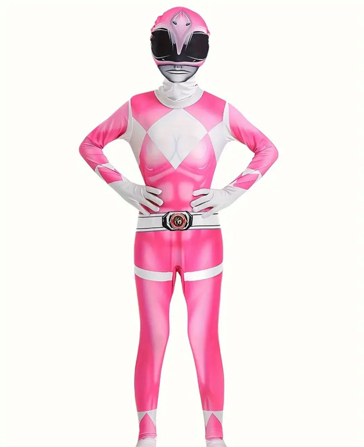 Costume, Power Ranger, pink for Halloween or every day play