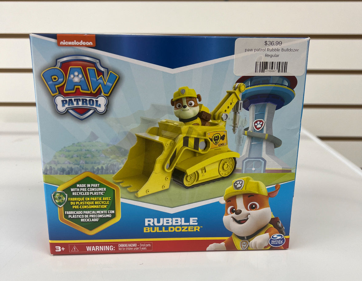 Toy Paw Patrol, Rubble Bulldozer