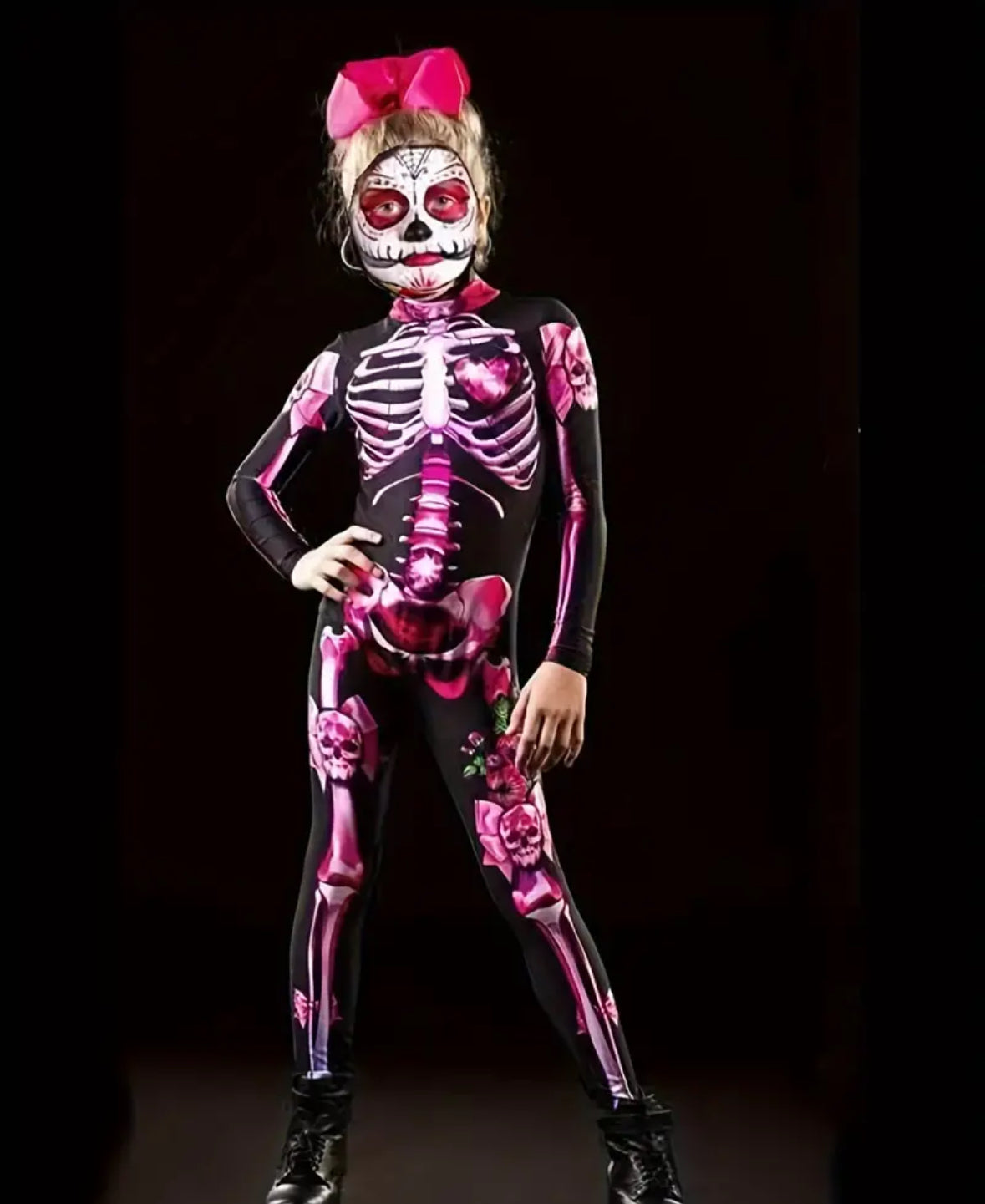 Costume Skeleton girl - for Halloween or every day play