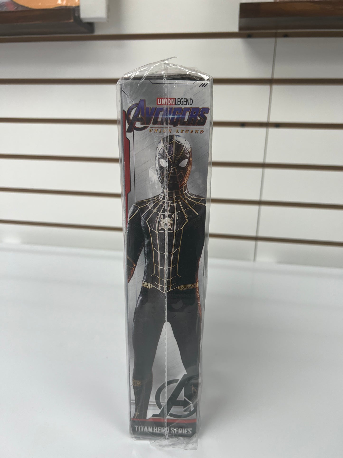 Avengers union black and white spiderman titan hero series