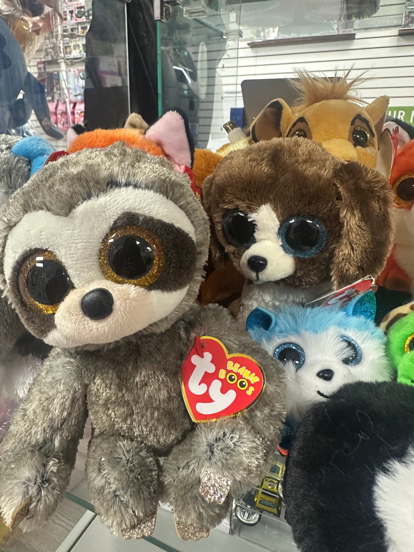 TY - Assorted beanie babies ,Beanie boos and mini Keychains