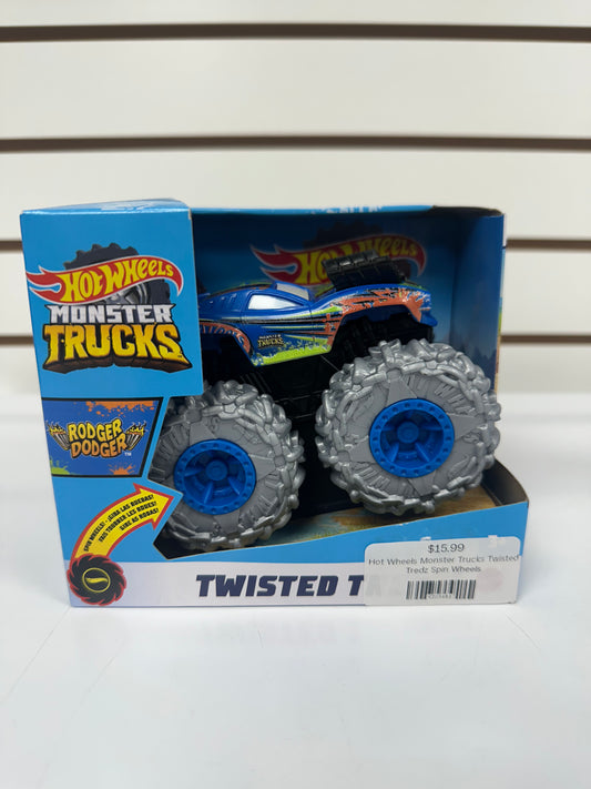 Hot wheels monster truck twisted tredz blue