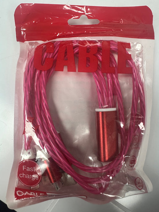 Charger - Cable - Assorted colors.