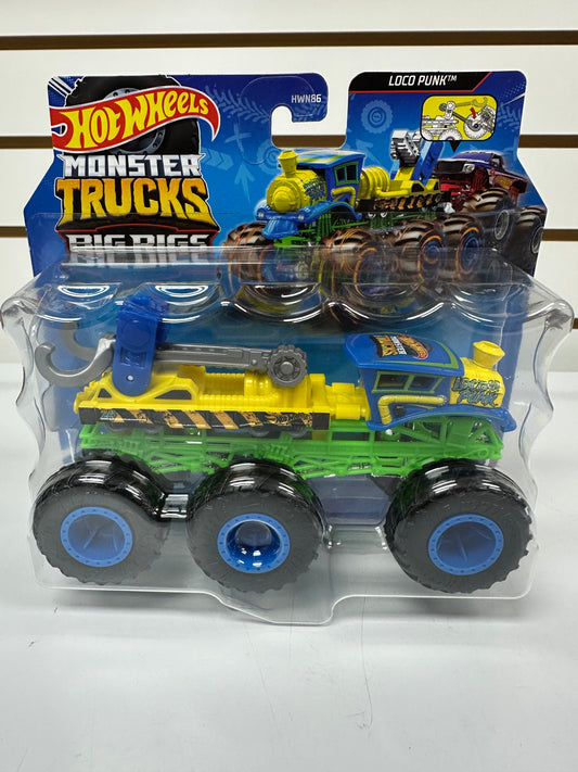 Hot Wheels Monster Truck Big Rigs (loco Punk)