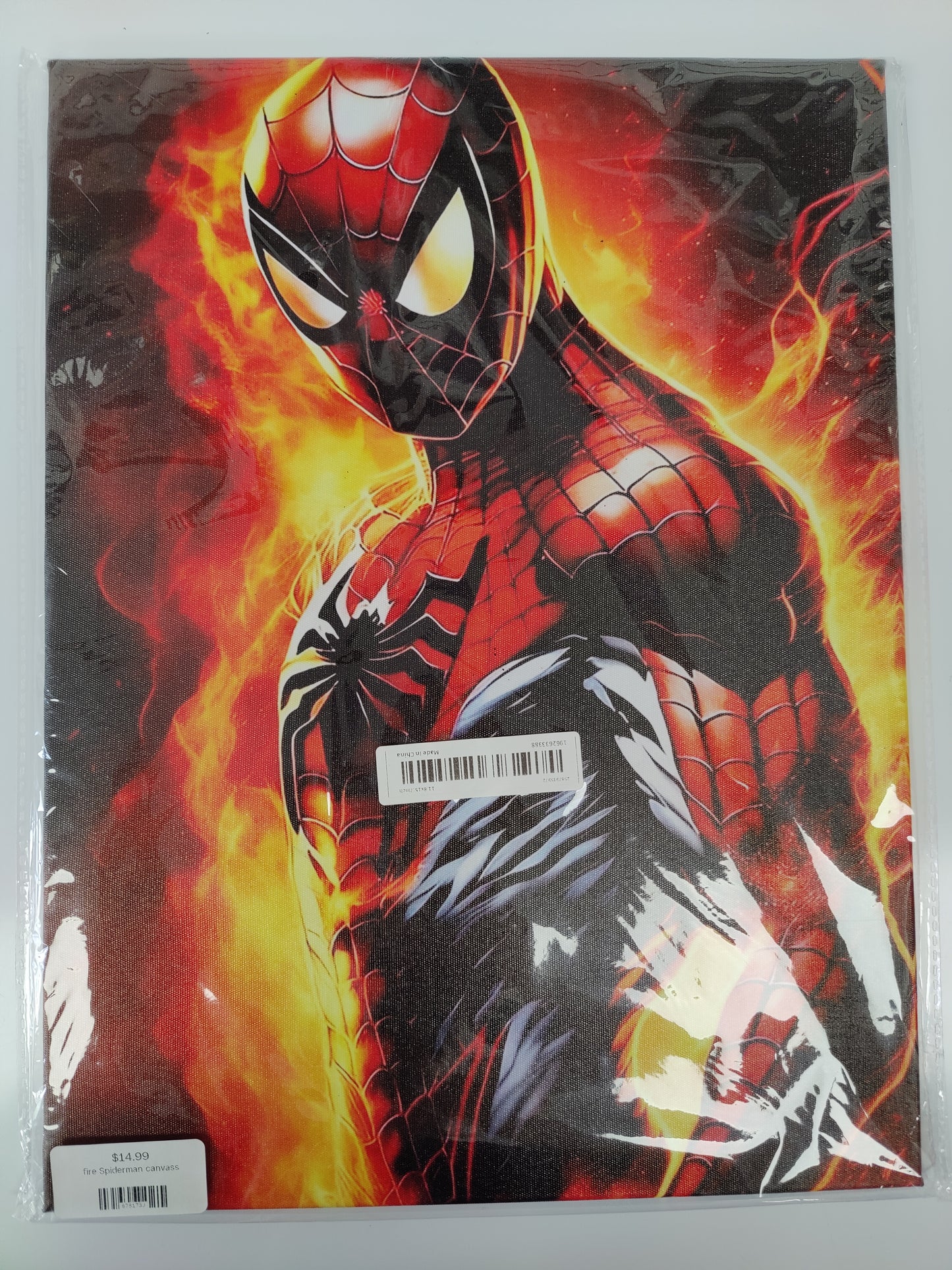 Canvas - Fire Spider-Man